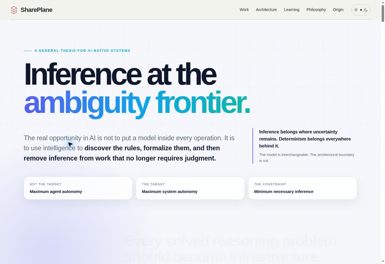 Inference at the Ambiguity Frontier in its original presentation